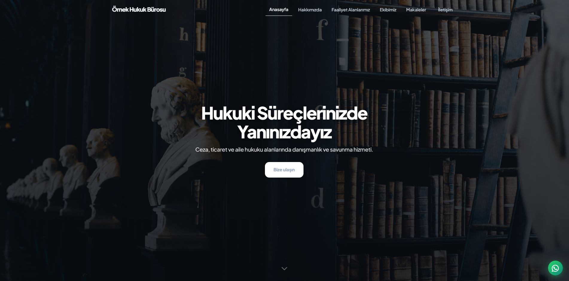 Tema 3 – Avukat web sitesi örneği